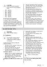 Preview for 13 page of Electrolux EIL83443BW User Manual