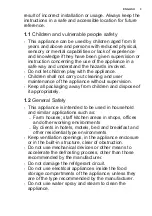 Preview for 3 page of Electrolux EK282S User Manual