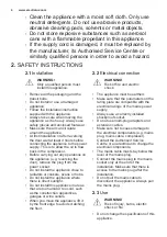 Preview for 4 page of Electrolux EK282S User Manual