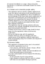 Preview for 3 page of Electrolux EK282SALWE User Manual