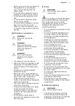 Preview for 5 page of Electrolux EK282SALWE User Manual