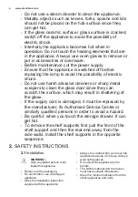 Preview for 4 page of Electrolux EKC6051FOW User Manual