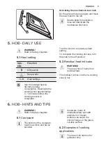 Preview for 9 page of Electrolux EKC6051FOW User Manual