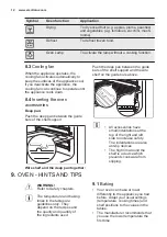 Preview for 12 page of Electrolux EKC6051FOW User Manual