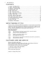 Preview for 2 page of Electrolux EKC6430AOW User Manual