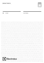 Preview for 1 page of Electrolux EKG51105OX User Manual