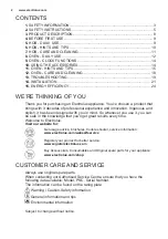 Preview for 2 page of Electrolux EKG51105OX User Manual