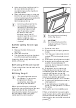 Preview for 13 page of Electrolux EKG51105OX User Manual