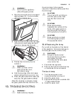 Preview for 19 page of Electrolux EKG51105OX User Manual