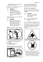 Preview for 23 page of Electrolux EKG51105OX User Manual