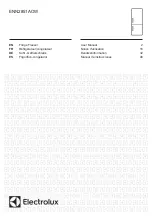 Preview for 1 page of Electrolux ENN2851AOW User Manual