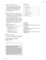 Preview for 2 page of Electrolux EOT5622XFG User Manual