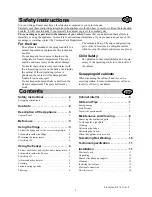 Preview for 2 page of Electrolux ER9098BSAN Instruction Book