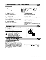 Preview for 3 page of Electrolux ER9098BSAN Instruction Book