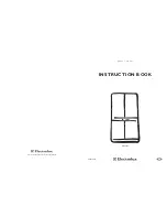 Electrolux ER9530I Instruction Book preview