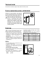 Preview for 35 page of Electrolux ERN 16300 Instruction Booklet