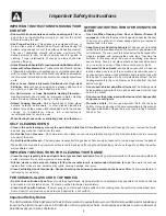 Preview for 4 page of Electrolux ES510 Use And Care Manual