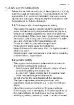 Preview for 3 page of Electrolux ESF5202LOX User Manual