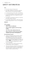 Preview for 4 page of Electrolux ESF6767KXA User Manual