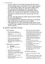 Preview for 4 page of Electrolux ESF8540ROX User Manual