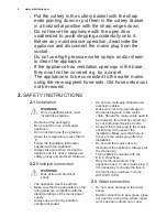 Preview for 4 page of Electrolux ESF8820ROW User Manual