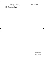 Electrolux ESL 46010 User Manual preview