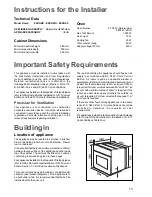 Preview for 13 page of Electrolux ESOGBR Instruction Booklet