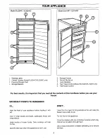 Preview for 4 page of Electrolux EU 1044T Installation And Instruction Manual