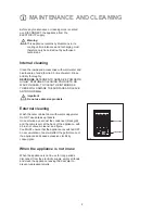 Preview for 9 page of Electrolux EU 1327 T Instruction Booklet