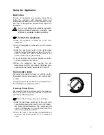 Preview for 7 page of Electrolux EU 1341 T Instruction Book