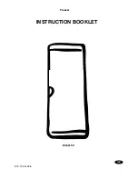 Preview for 1 page of Electrolux EU 8216C Instruction Booklet