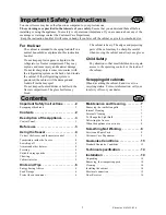 Preview for 2 page of Electrolux EU 8216C Instruction Booklet