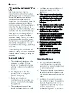 Preview for 6 page of Electrolux EUC 29391 W User Manual