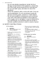 Preview for 4 page of Electrolux EUC2244AOV User Manual