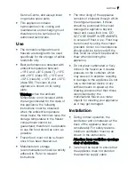 Preview for 7 page of Electrolux EUF 23292 W User Manual