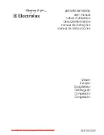 Preview for 1 page of Electrolux EUF10003W User Manual