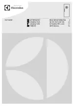 Preview for 1 page of Electrolux EUF1900FW User Manual