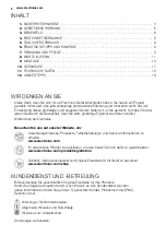 Preview for 2 page of Electrolux EUF1900FW User Manual