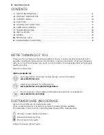 Preview for 20 page of Electrolux EUF2042AOW User Manual