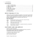 Preview for 2 page of Electrolux EUF2205AOW User Manual