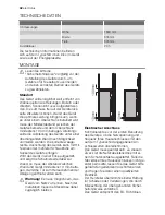 Preview for 42 page of Electrolux EUF23291W User Manual