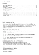 Preview for 2 page of Electrolux EUF2641FW User Manual