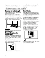 Preview for 13 page of Electrolux EUF29400W Instruction Book