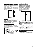 Preview for 18 page of Electrolux EUF29400W Instruction Book