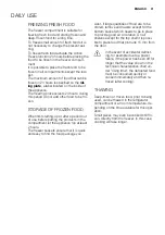 Preview for 31 page of Electrolux EUF3047AO User Manual