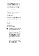 Preview for 48 page of Electrolux EUF3047AO User Manual