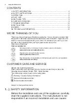 Preview for 2 page of Electrolux EUF7000W1 User Manual