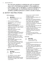 Preview for 4 page of Electrolux EUF7000W1 User Manual