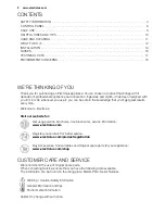 Preview for 2 page of Electrolux EUG2243AOW User Manual