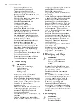 Preview for 42 page of Electrolux EUN2244AOW User Manual